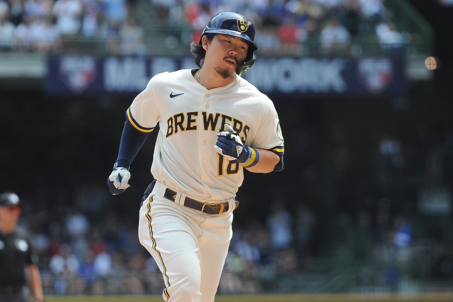 Why hasn't Keston Hiura been in the Milwaukee Brewers lineup more?