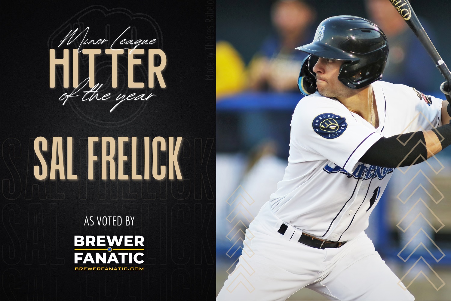 MLB on X: A debut that Sal Frelick and @Brewers fans will never forget.   / X