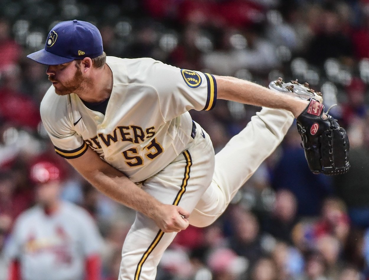 53 Brandon Woodruff Nickname Brewers 2021 Players' Weekend Woody