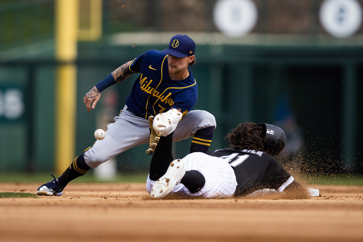 MILWAUKEE, WI - JUNE 20: Milwaukee Brewers third baseman Luis