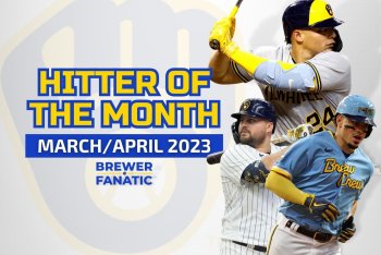 Brewers Hitter of the Month for April 2023: Rowdy Tellez