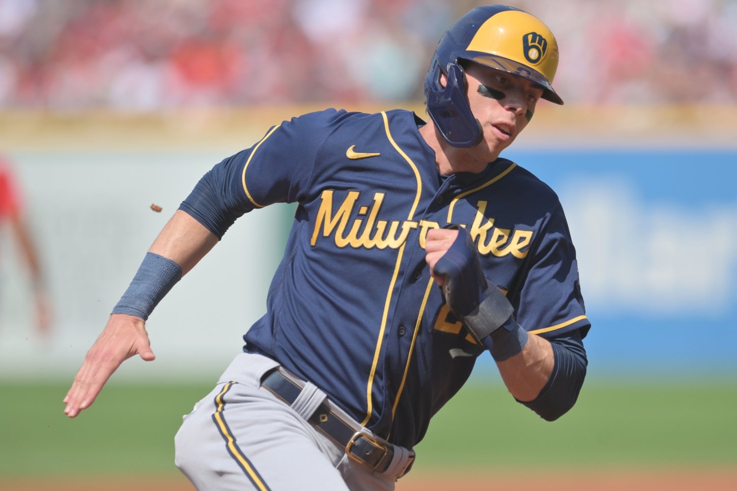 MILWAUKEE, WI - JUNE 21: Milwaukee Brewers right fielder Raimel