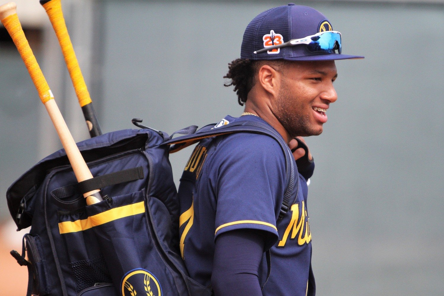 Brewers batting practice today! Such an amazing experience