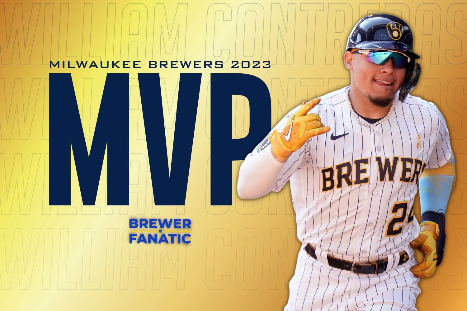 William Contreras named MVP of Brewers' 2023 season - BVM Sports