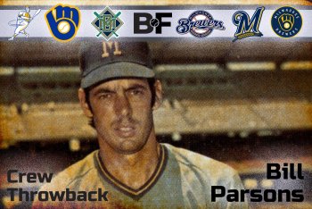 Bill Parsons, Early Brewers Pitching Star