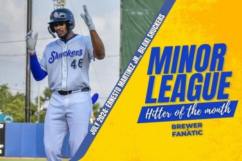 Brewers Minor League Hitter of the Month - July 2024