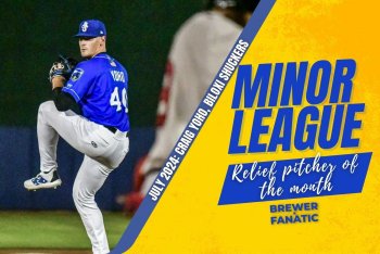 Brewers Minor League Relief Pitcher of the Month: July 2024