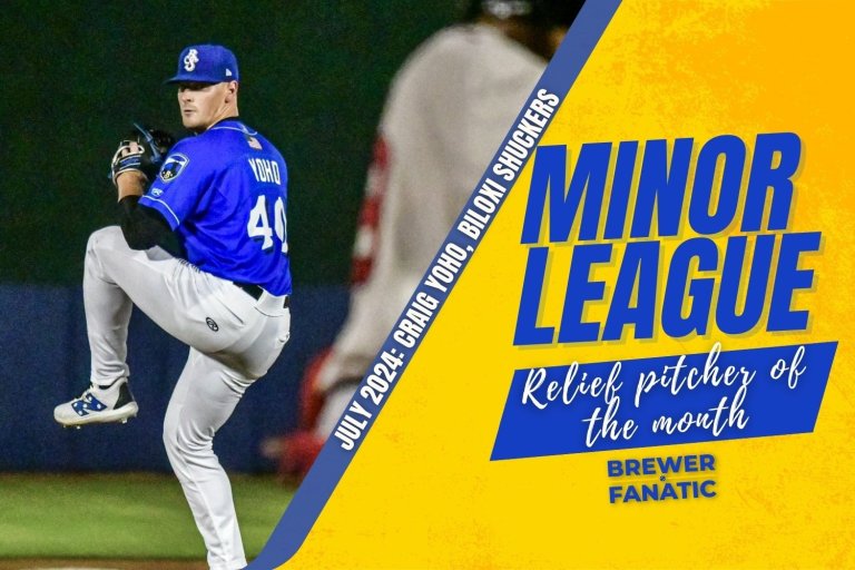 Brewers Minor League Relief Pitcher of the Month: July 2024