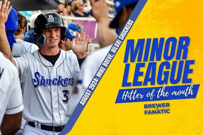 Brewers Minor League Hitter of the Month: August 2024