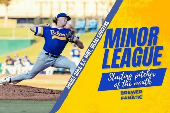 Brewers Minor League Starting Pitcher of the Month: August 2024