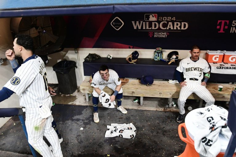 With an Elusive Series Win in Sight, Postseason Baseball Dealt the Brewers Its Most Forceful Punch Yet