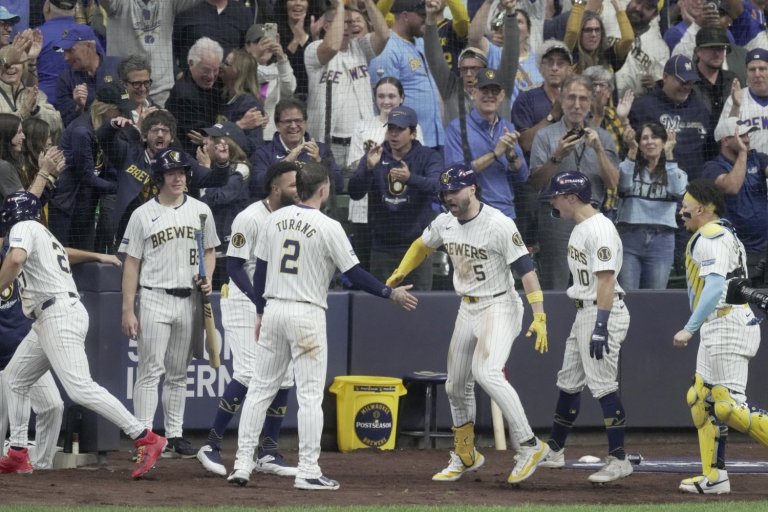 Young Brewers Hitters Kept Team in Wild Card Series. Can Veteran Sluggers Get On Their Level?