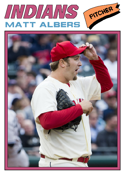 Matt Albers Baseball Card Image