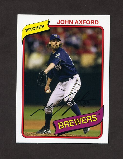 John Axford Baseball Card Image