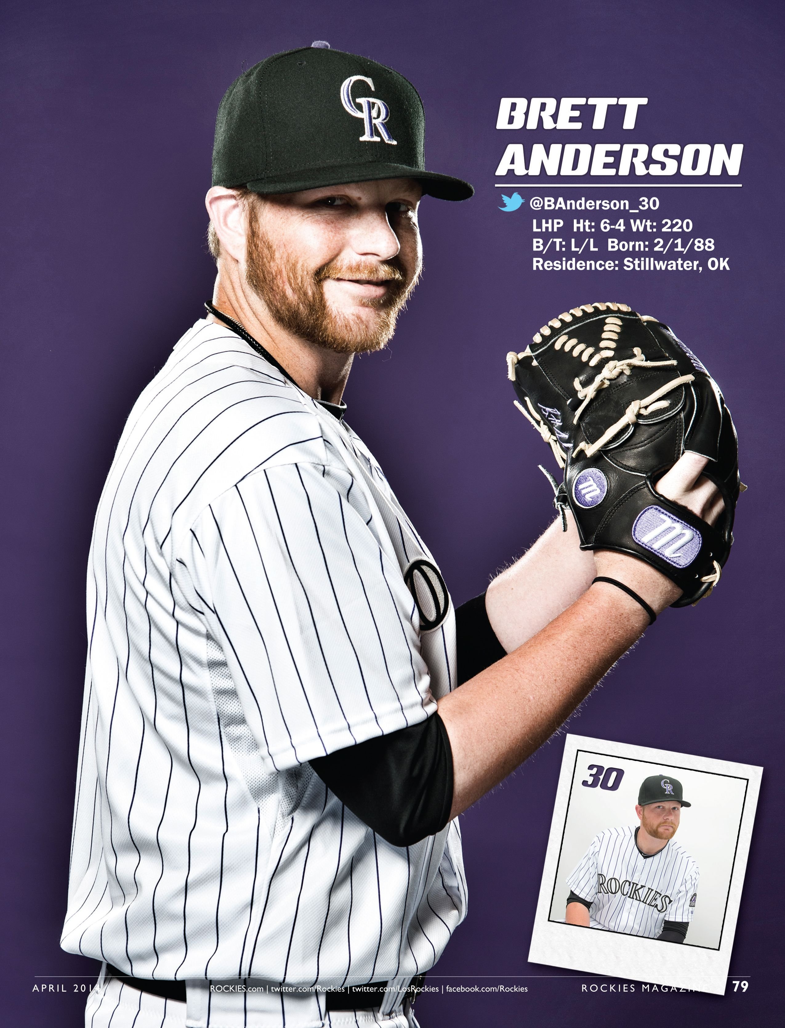 Brett Anderson Baseball Card Image
