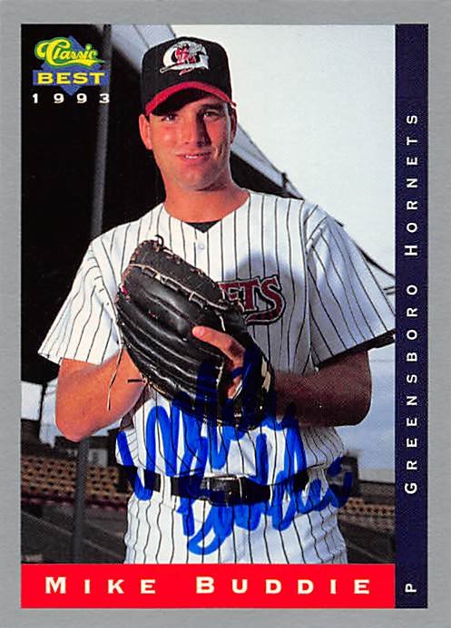 Mike Buddie Baseball Card Image