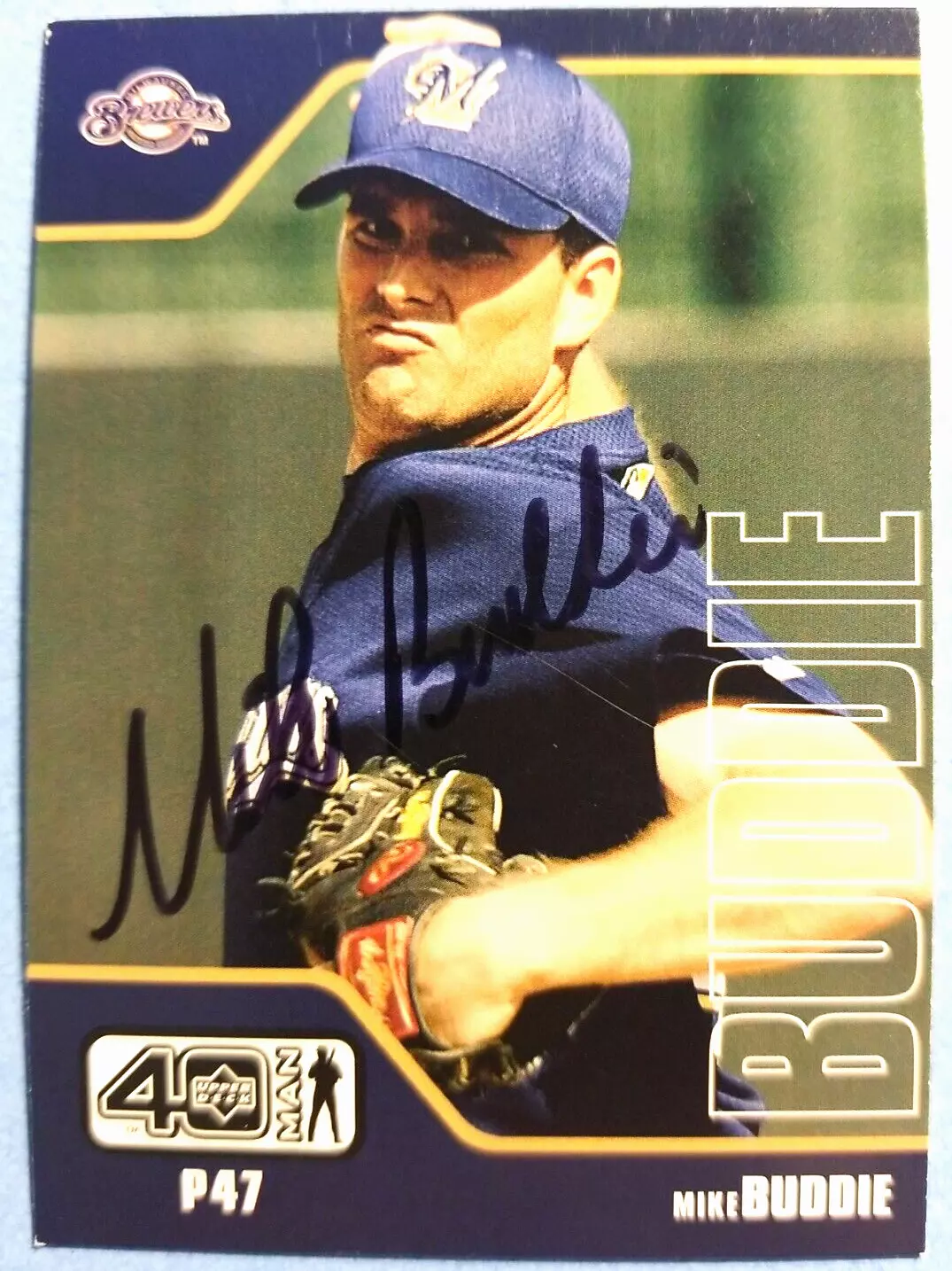 Mike Buddie Baseball Card Image