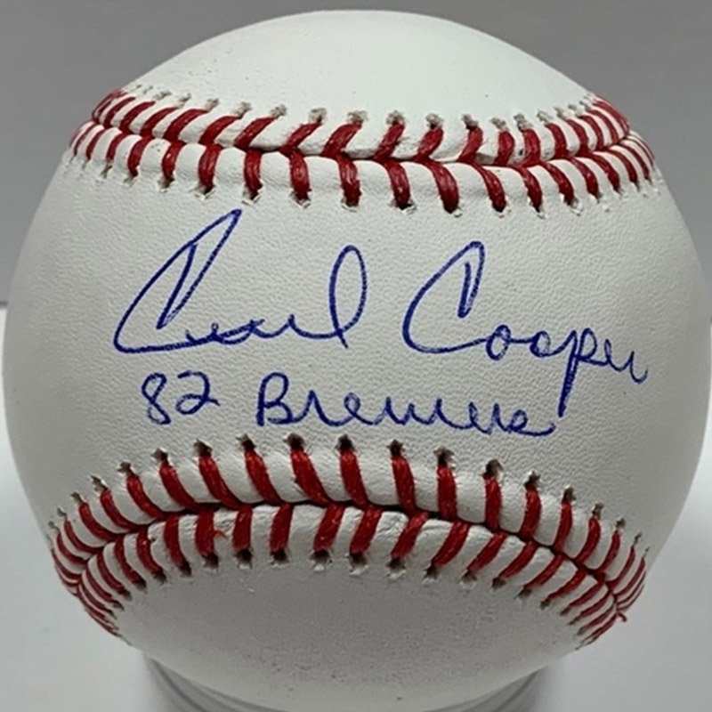 Cecil Cooper's Autograph
