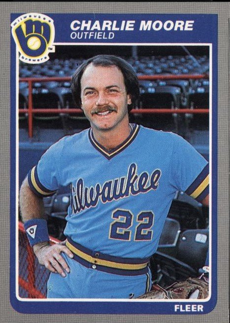 Charlie Moore Baseball Card Image