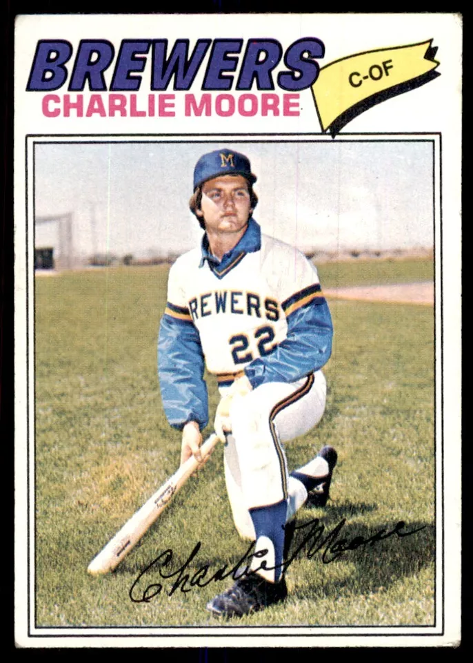 Charlie Moore Baseball Card Image