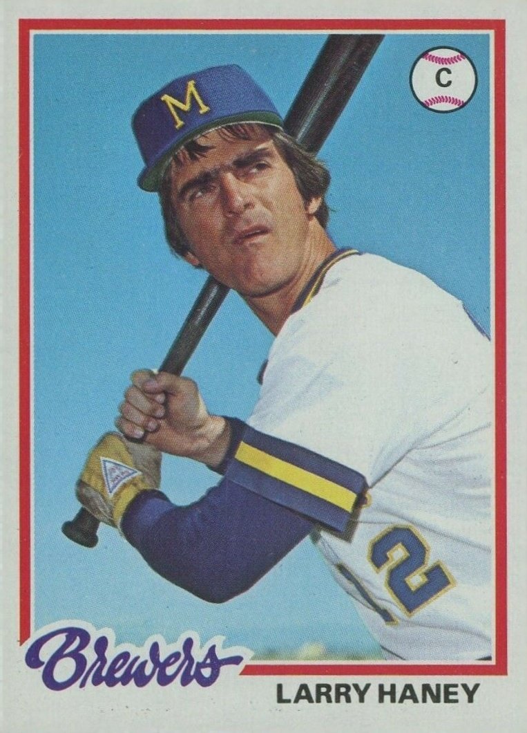 Larry Haney Baseball Card Image