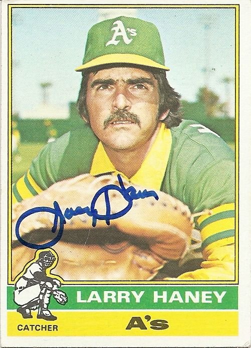 Larry Haney Baseball Card Image