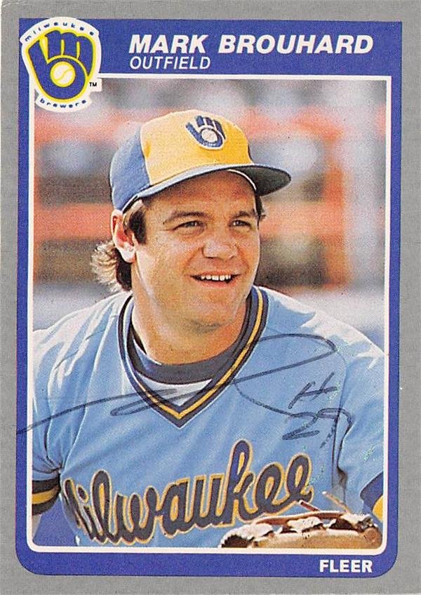 Mark Brouhard Baseball Card Image