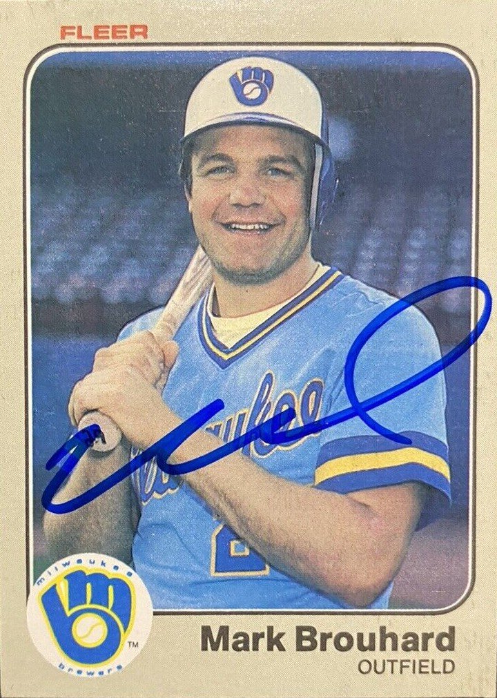 Mark Brouhard Baseball Card Image