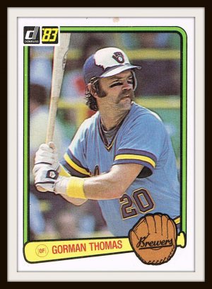 Gorman Thomas Baseball Card Image