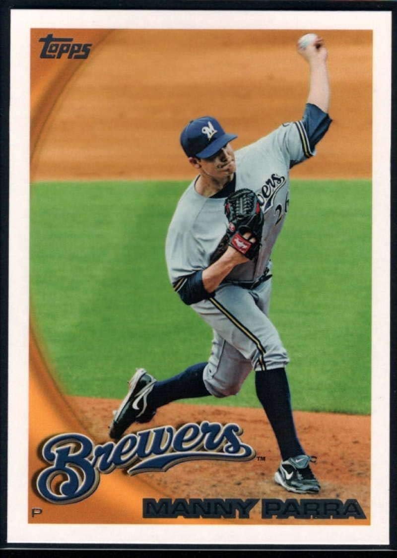 Manny Parra Baseball Card Image