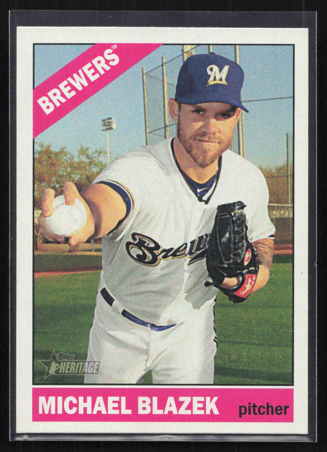 Michael Blazek Baseball Card Image