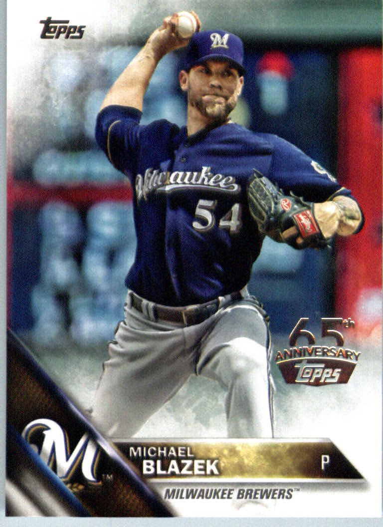 Michael Blazek Baseball Card Image