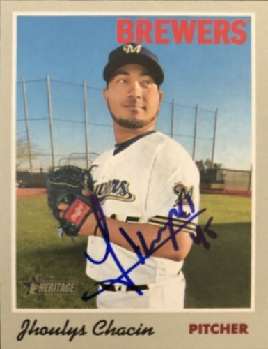 Jhoulys Chacín Baseball Card Image