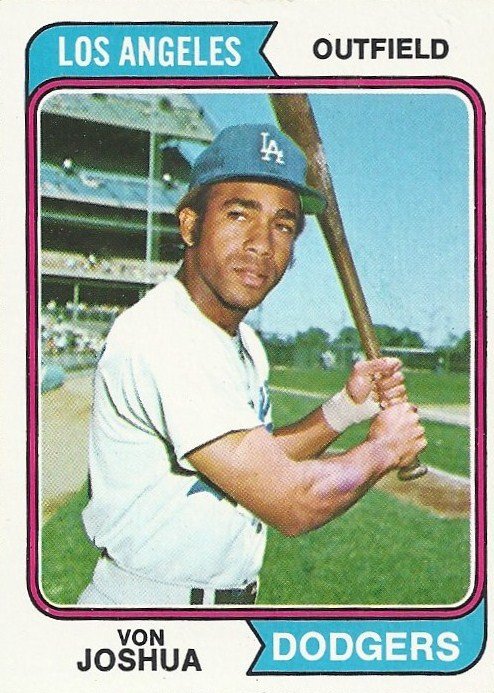 Von Joshua Baseball Card Image