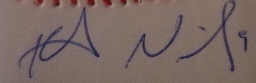 Kirk Nieuwenhuis's Autograph