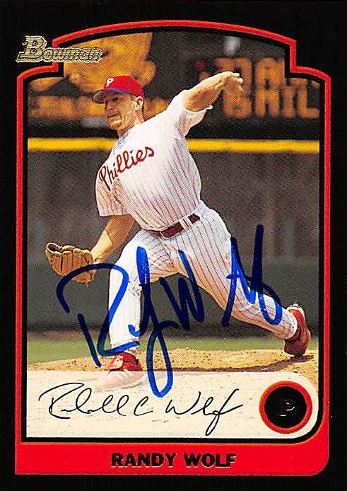 Randy Wolf Baseball Card Image