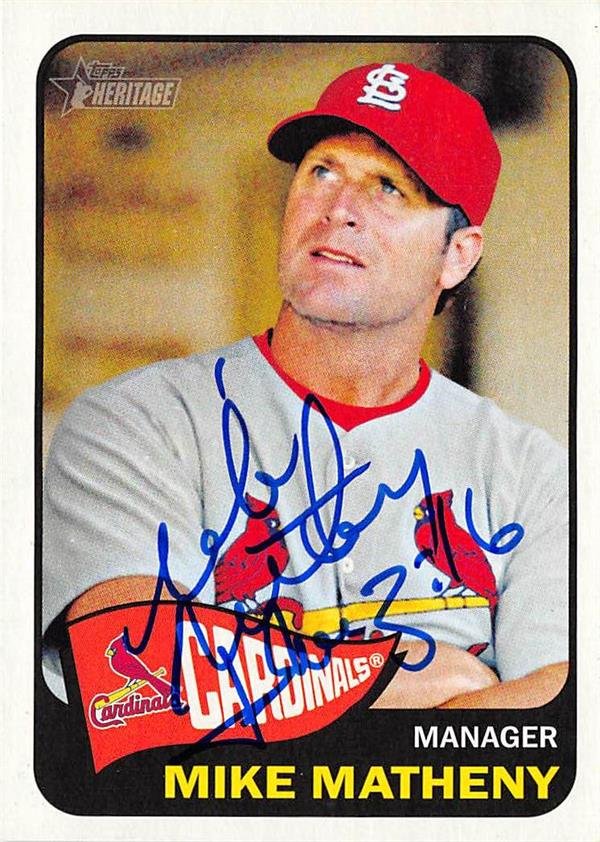 Mike Matheny Baseball Card Image