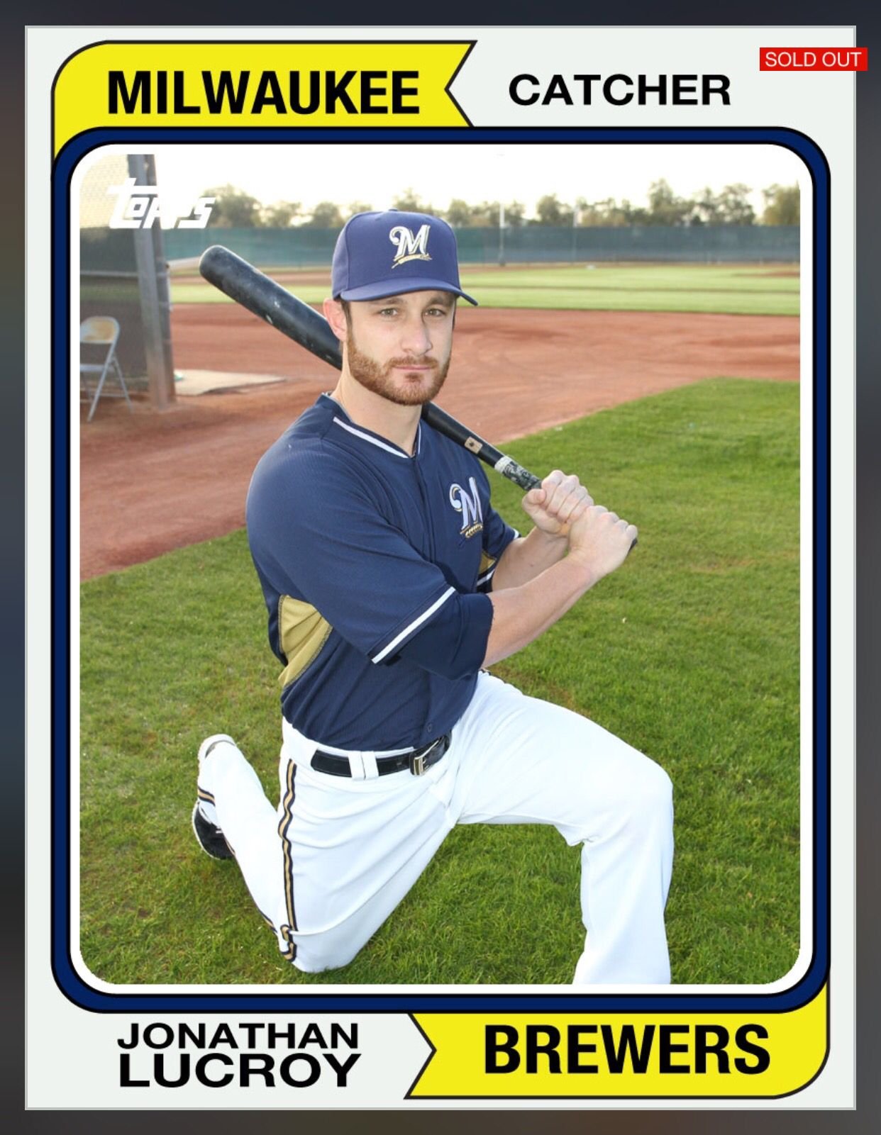 Jonathan Lucroy Baseball Card Image