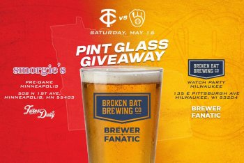 Brewer Fanatic and Broken Bat Brewery Team Up for Exclusive Pint Glass Giveaway