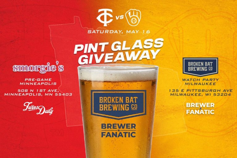 Brewer Fanatic and Broken Bat Brewery Team Up for Exclusive Pint Glass Giveaway