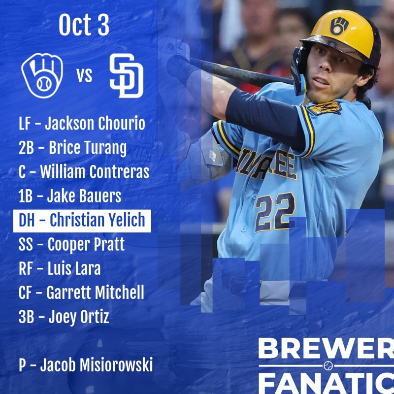 Lineup: Oct 3