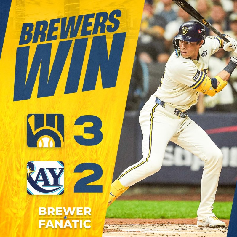 Brewers Win Game 1!